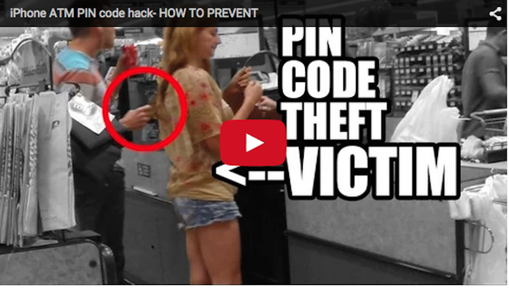 OMG !! iPhone ATM PIN code hack- HOW TO PREVENT
